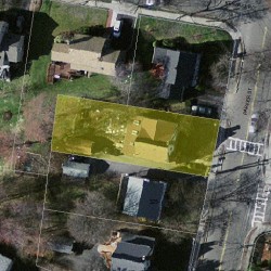 323 Parker St, Newton MA 02459-2630 aerial view