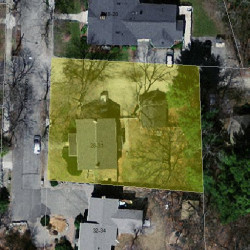 30 Coyne Rd, Newton MA 02468-1039 aerial view