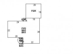 8 Exmoor Rd, Newton MA 02459-1208 floor plan