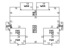 25 Oak Ave, Newton MA 02465-1814 floor plan