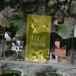 24 Ballard St, Newton MA 02459-1250 aerial view