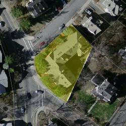 48 Hollis St, Newton MA  02458-2070 aerial view