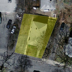 55 Woodbine St, Newton MA 02466-1808 aerial view