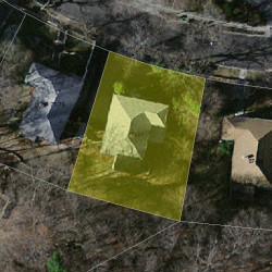 83 Ripley St, Newton MA 02459-2210 aerial view