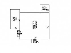 93 Cedar St, Newton MA 02459-1524 floor plan