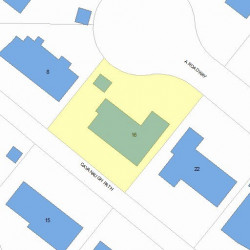 16 Cavanaugh Path, Newton MA 02459-3702 plot plan
