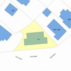 865 Boylston St, Newton MA 02461-1546 plot plan