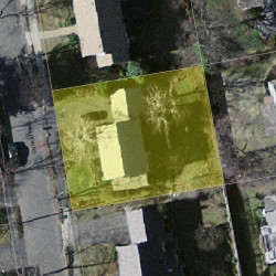 42 Sheldon Rd, Newton MA 02459-2738 aerial view