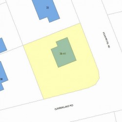 41 Fernwood Rd, Newton MA 02465-1807 plot plan