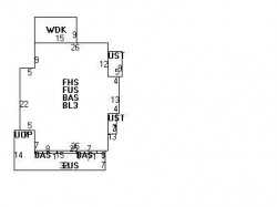 16 Hyde St, Newton MA 02461-1204 floor plan