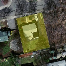 66 Cumberland Rd, Newton MA 02465-1840 aerial view