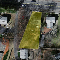 1054 Beacon St, Newton MA 02459-1742 aerial view