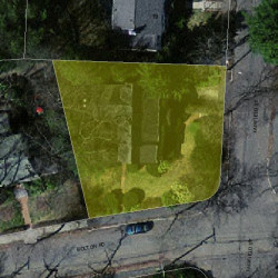 25 Fairfield St, Newton MA  02460-2107 aerial view