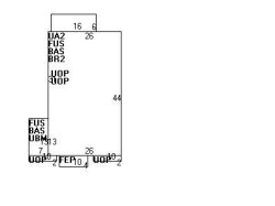 97 Jewett St, Newton MA 02458-1540 floor plan