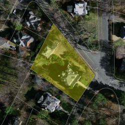 169 Park St, Newton MA  02458-2042 aerial view