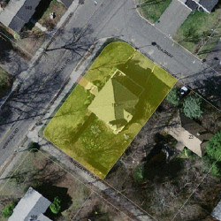 154 Wiswall Rd, Newton MA  02459-3545 aerial view