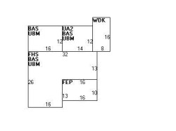34 Greenough St, Newton MA  02465-2213 floor plan