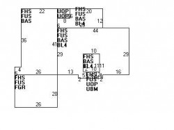 121 Bellevue St, Newton MA  02458-1920 floor plan