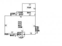523 Watertown St, Newton MA 02460-1433 floor plan
