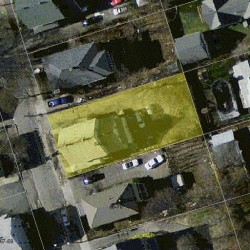 66 Dalby St, Newton MA 02458-1033 aerial view