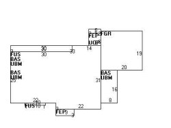 709 Centre St, Newton MA 02458-2343 floor plan