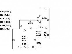 80 Prairie Ave, Newton MA  02466-1615 floor plan
