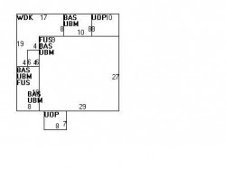 46 Converse Ave, Newton MA 02458-2504 floor plan