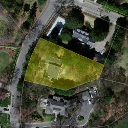 16 Bristol Rd, Newton MA 02465-2903 aerial view