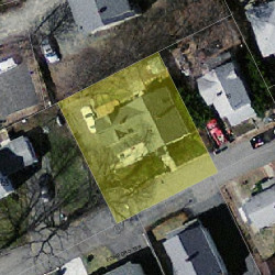 14 Edinboro Ter, Newton MA aerial view