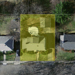 42 Nathan Rd, Newton MA  02459-1105 aerial view