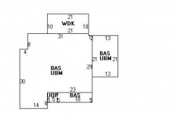 29 Troy Ln, Newton MA  02468-1016 floor plan