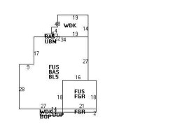 99 Osborne Path, Newton MA 02459-3542 floor plan