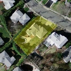 65 Deborah Rd, Newton MA  02459-2837 aerial view