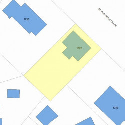 1728 Commonwealth Ave, Newton MA 02465-2823 plot plan