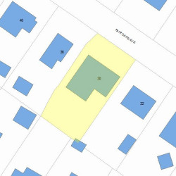30 Fair Oaks Ave, Newton MA  02460-1217 plot plan