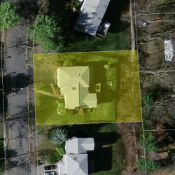 89 Lovett Rd, Newton MA 02459-3107 aerial view