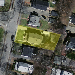 70 Freeman St, Newton MA 02466-1207 aerial view