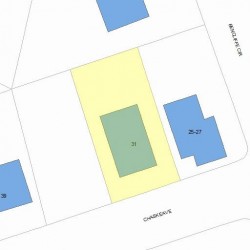 31 Chaske Ave, Newton MA 02466-1121 plot plan