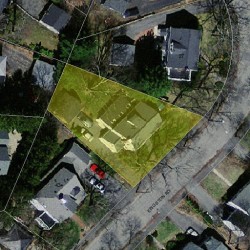 35 Kingston Rd, Newton MA 02461-1013 aerial view