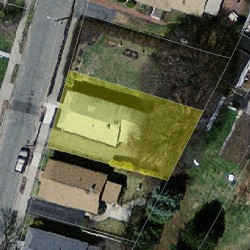 14 Talbot St, Newton MA 02465-1659 aerial view