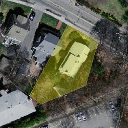 444 Woodward St, Newton MA  02468-1523 aerial view