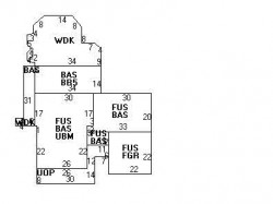 164 Auburn St, Newton MA 02466-2412 floor plan