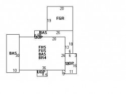 170 Collins Rd, Newton MA  02468-2204 floor plan