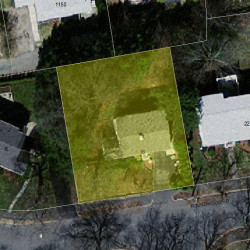 16 Roundwood Rd, Newton MA  02464-1217 aerial view