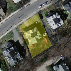 40 Clyde St, Newton MA  02460-2209 aerial view