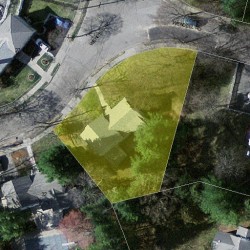 20 Wendell Rd, Newton MA 02459-2610 aerial view