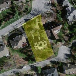 91 Huntington Rd, Newton MA  02458-2416 aerial view