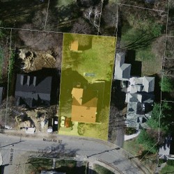 28 Ballard St, Newton MA 02459-1250 aerial view
