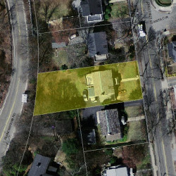 915 Chestnut St, Newton MA  02468-2335 aerial view