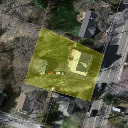 431 Parker St, Newton MA 02459-2604 aerial view